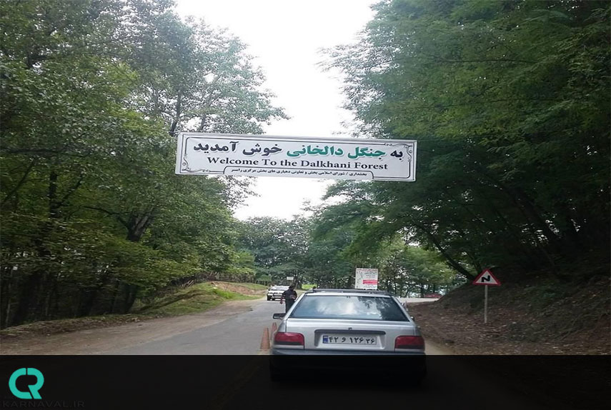ورودیه جنگل دالخانی