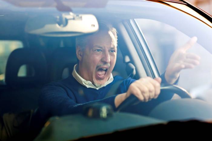 عصبانیت هنگام رانندگی