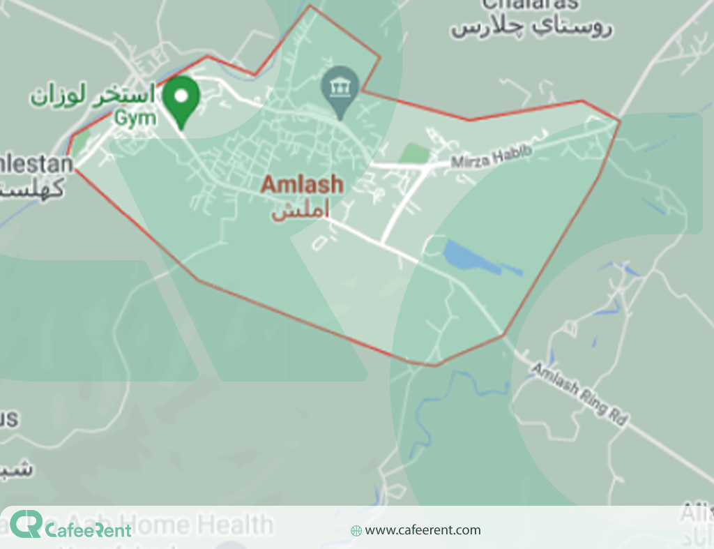 نقشه ی شهر املش