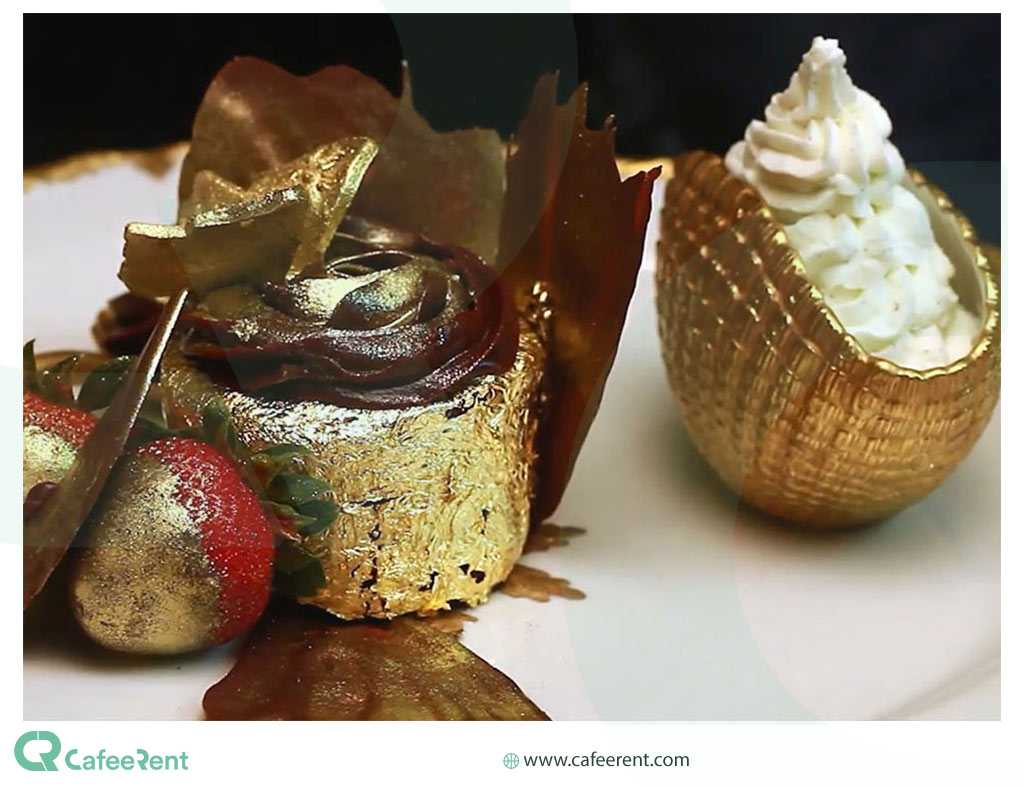 golden desserts in Dubai