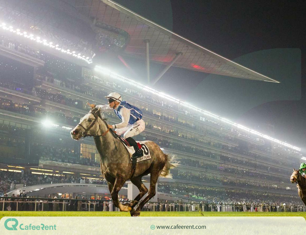 مسابقه اسب دوانی در دبی