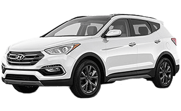 rent a Hyundai santafe new